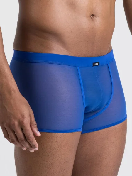 LHM Blue Mesh Boxer Shorts