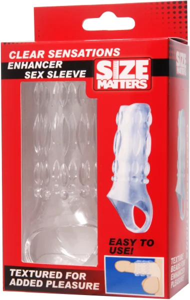 Clear Sensations Enhancer Sex Sleeve