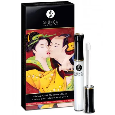 Divine Oral Pleasures Lipgloss Strawberry Wine 33oz