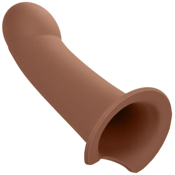 Performance Maxx Silicone 6.25" Hollow Penis Extension With Harness By CalExotics - Chocolate