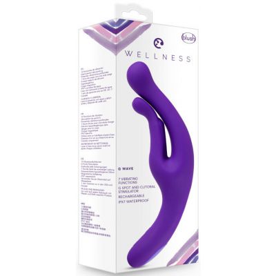 9 Wellness G Wave Purple Rabbit Vibrator with Handle