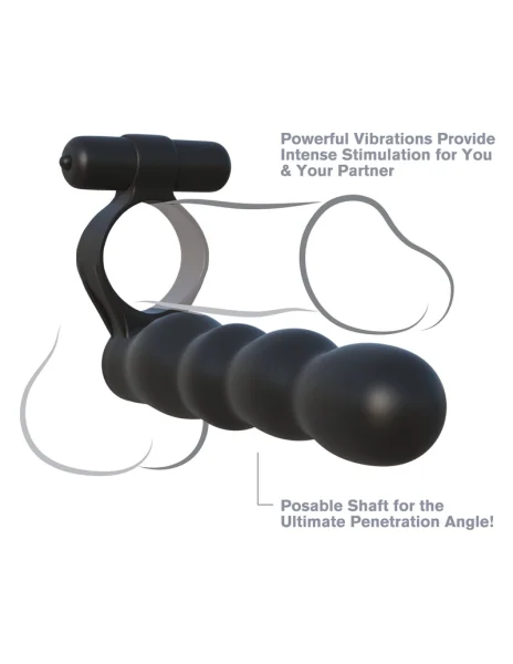 Partner Double-Penetrator in Black by Fantasy C-Ringz