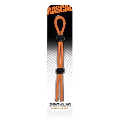 The Brawn Cock Leash Glow Orange Orange