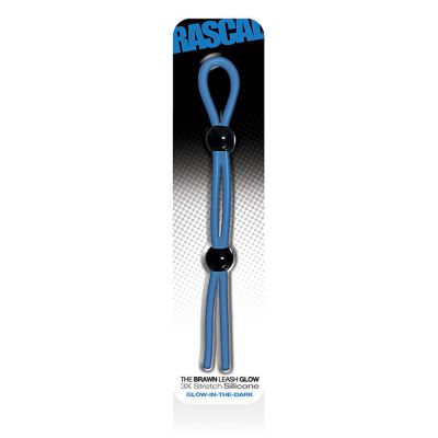 The Brawn Cock Leash Glow Blue Blue