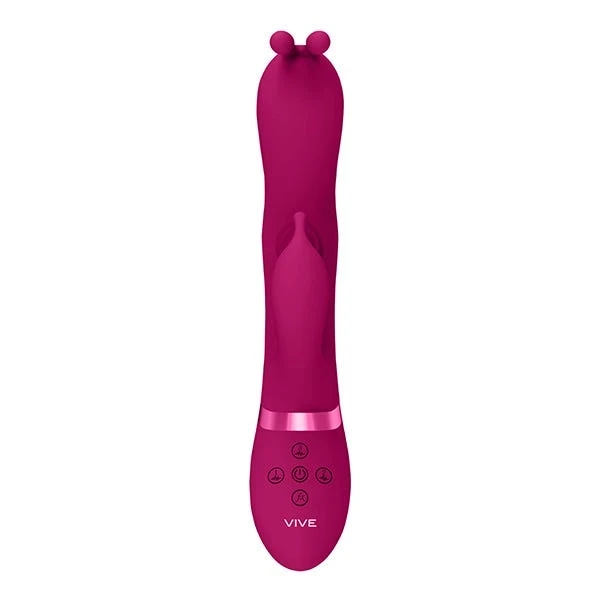 Vive Gada Triple Action Vibrating Bunny Ear G-Spot Pulse Wave Rabbit Vibrator