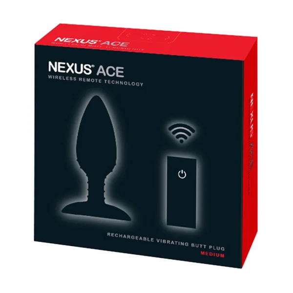Nexus Ace Rechargeable Vibrating Butt Plug Medium
