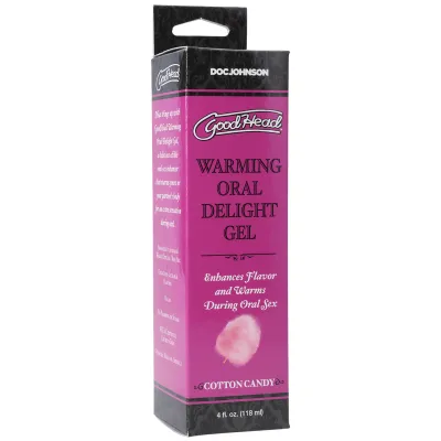Goodhead Warming Oral Delight Gel Cotton Candy 4 Fl Oz
