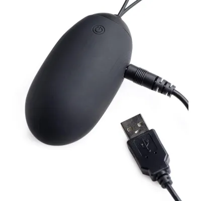 Bang XL Silicone Vibrating Egg Black