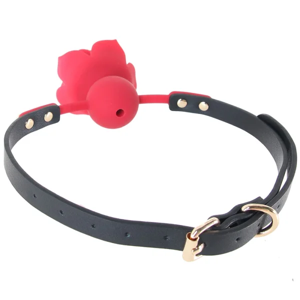 Secret Kisses Rosegasm Bloom Silicone Mouth Gag