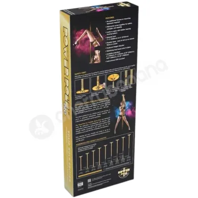 Power Pole Pro Gold Edition Professional Portable Workout Dance Stripper Pole