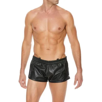 Versatile Leather Shorts