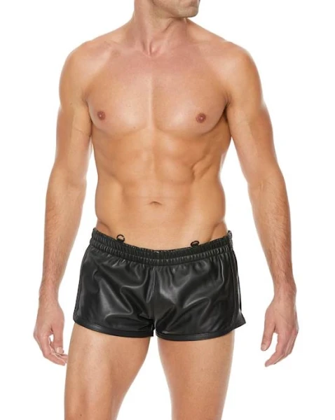 Versatile Leather Shorts