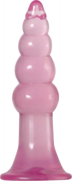 Fun Jelly Butt Plugs Pink Set of 2