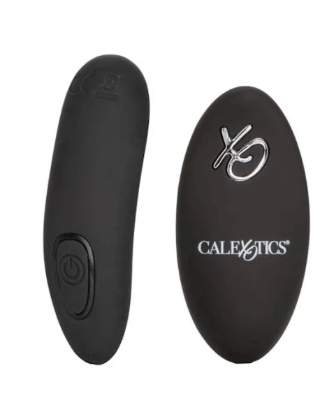 Remote Control Lace Thong Set - Black - One Size