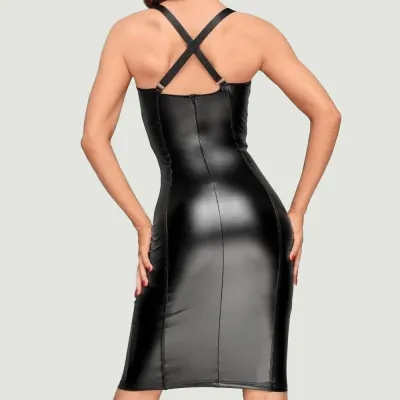 Noir Chequred Dress