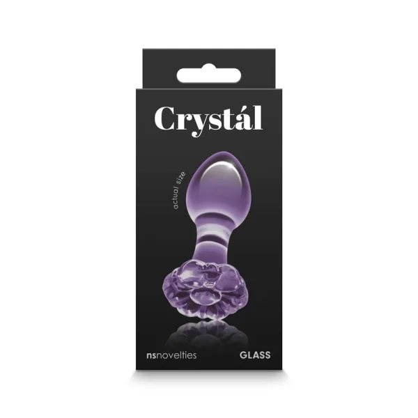 Crystal Glass Flower Anal Plug — image 10 of 10