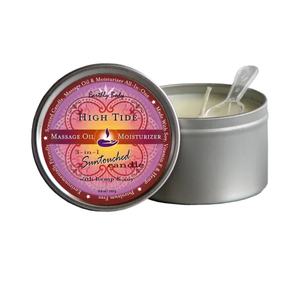 3 In 1 Round Massage Oil Candle High Tide	6oz — image 5 of 7