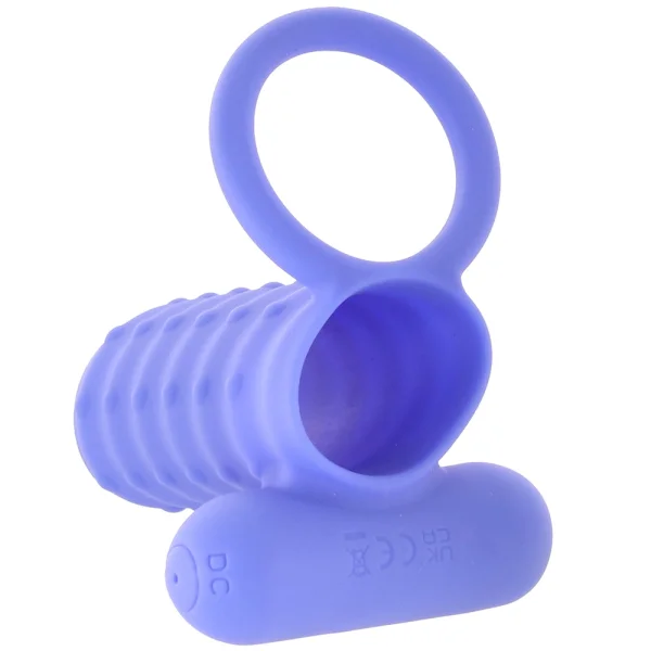 Silicone Rechargeable Endless Desires Enhancer Vibrating Cock Ring By CalExotics - Purple