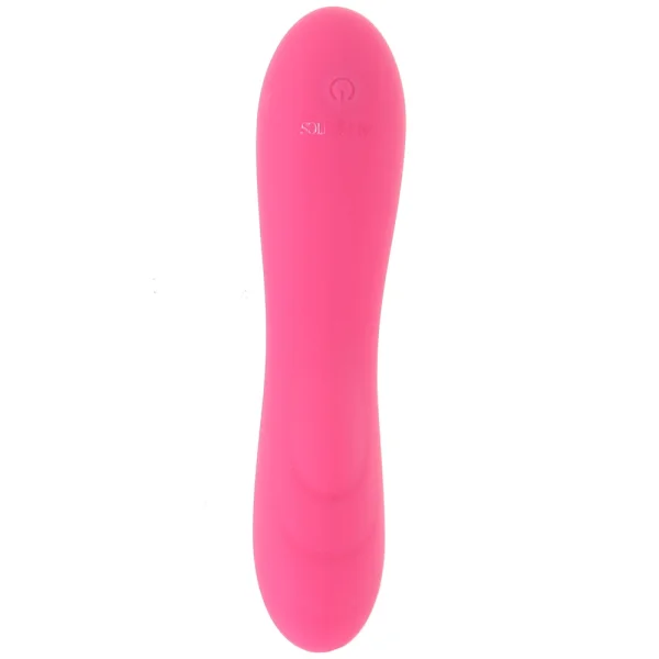 Liquid Silicone Pixies Ripple Rechargeable Waterproof Vibrator By CalExotics - Pink