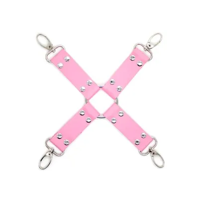 Sturdy 4 Way Cross Restraint Pink