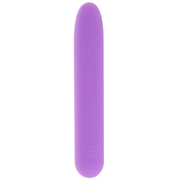 Bliss Liquid Silicone Rechargeable Waterproof Mini Vibrator - Purple