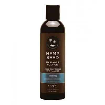 Earthly Body Massage Body Oil 8 Oz Sunsational