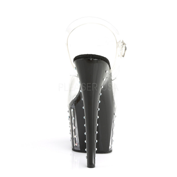 7 inches Heel, 2 3/4 inches RS Lined PF Ankle Strap Sandal — image 8 of 24