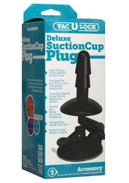 Vac-U-Lock Deluxe Suction Cup Plug Accessory 