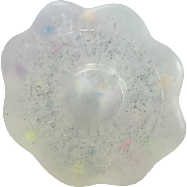 Jollet Glitter Rainbow Weed Leaf Silicone G-Spot Dildo By LuzArte
