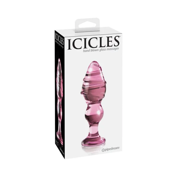 Icicles No 27 Pink Glass Butt Plug — image 12 of 12