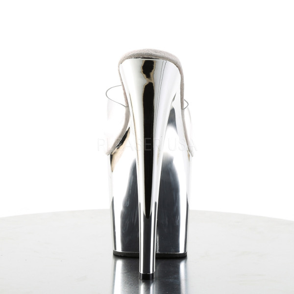 TABOO-701 - 7 1/2" Stiletto Heel Chromed PF Slide — image 4 of 4
