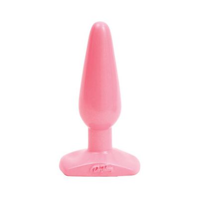 Classic Butt Plug Smooth Slim Medium Hot Pink 5 3 Inch