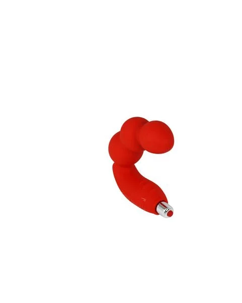 Big Boy Silicone Vibrator Waterproof Red — image 6 of 8
