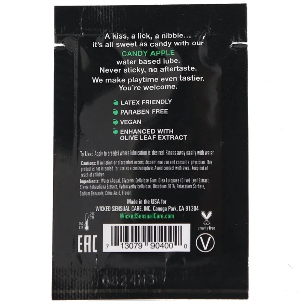 Wicked Aqua Candy Apple .1oz Packette - 144ct
