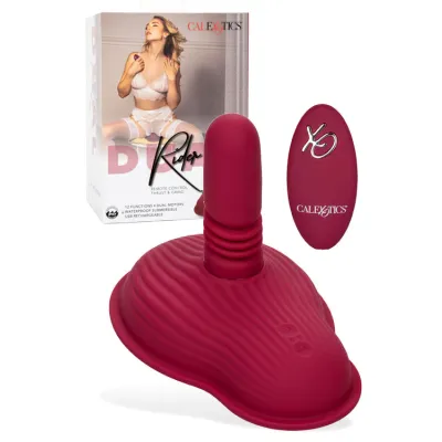 California Exotic Dual Rider 6 75 Rideable Thrusting Vibrator with Remote Control