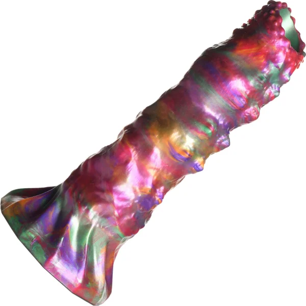 Larva 9" Ovipositor Silicone Suction Cup Dildo With Eggs By Creature Cocks