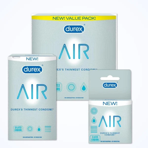 Durex Air Extra Thin Transparent Latex Condoms — image 10 of 19