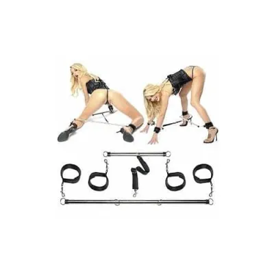Fetish Fantasy Series Spread Em Bar and Cuffs Set