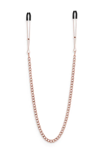 Bound Adjustable DC3 Tweezer Nipple Clamps by NS Novelties - Rose Gold