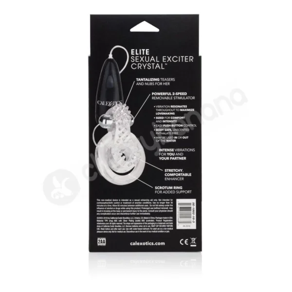 Clear Elite Sexual Exciter Cock Ring