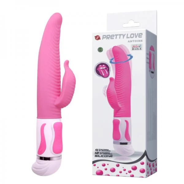 Pretty Love Antoine Twisting Rabbit Vibrator Pink — image 4 of 8