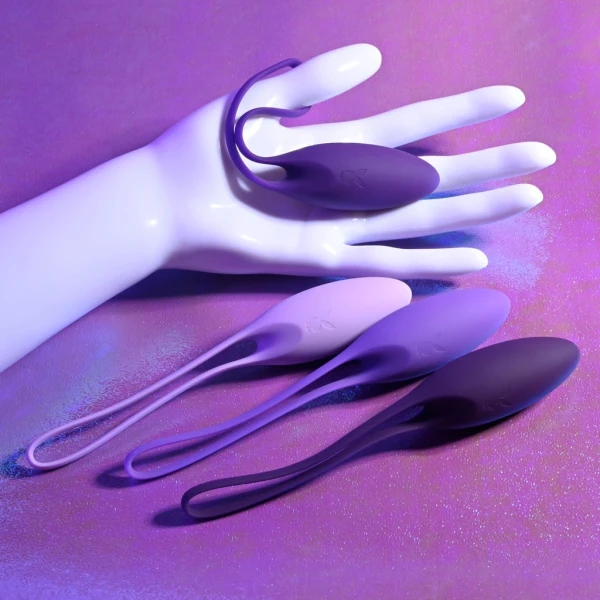 Playboy Pleasure Put In Work Silicone Kegel Ball 4 Piece Set