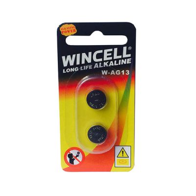 Wincell LR44 Alkaline Cells Alkaline Cells LR44 AG13 2 Pack