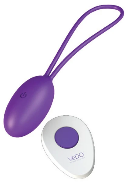 VeDO Peach Remote-Controlled Vibrating Egg - 'Foxy Pink'