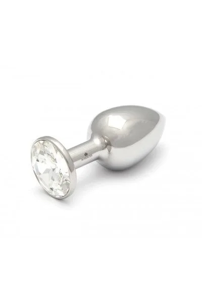 Rosebud: Stainless Steel & Crystal Plug - Medium