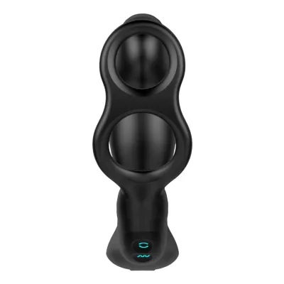 Nexus Revo Embrace Rotating Prostate Perineum Massager with Dual Cock Rings