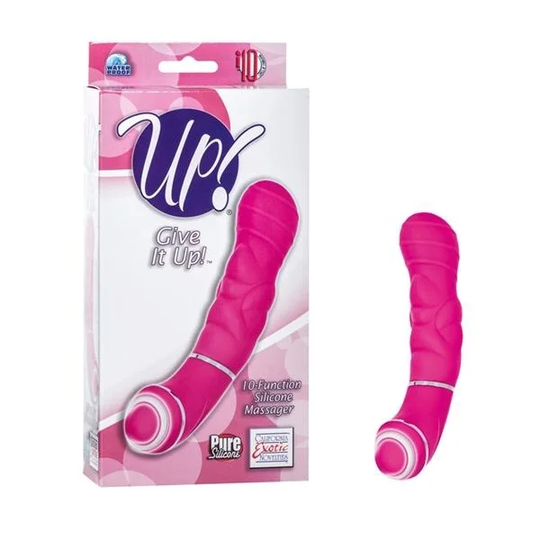 Give It Up Silicone Massager Pink