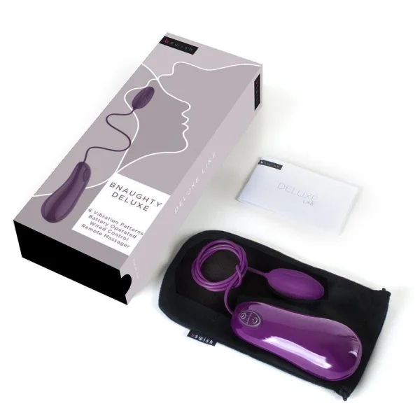 B Swish Bnaughty Deluxe Bullet Vibrator - Purple