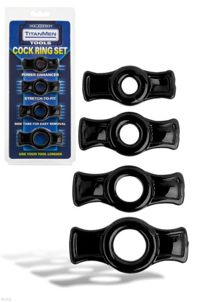 Doc Johnson 4 Cock Ring Set