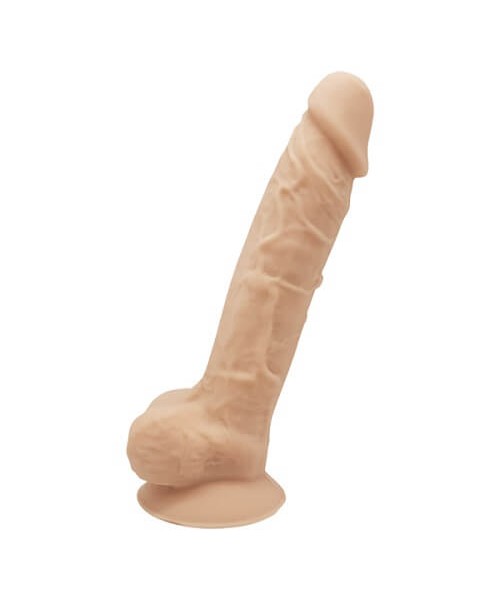 9 inch Realistic Silicone Dual Density Dildo with Suction Cup with Balls